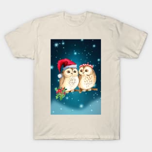 Christmas Owls T-Shirt